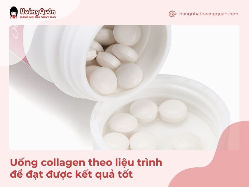 Uống collagen có kế hoạch cụ thể để đạt được kết quả tốt và bảo vệ sức khỏe