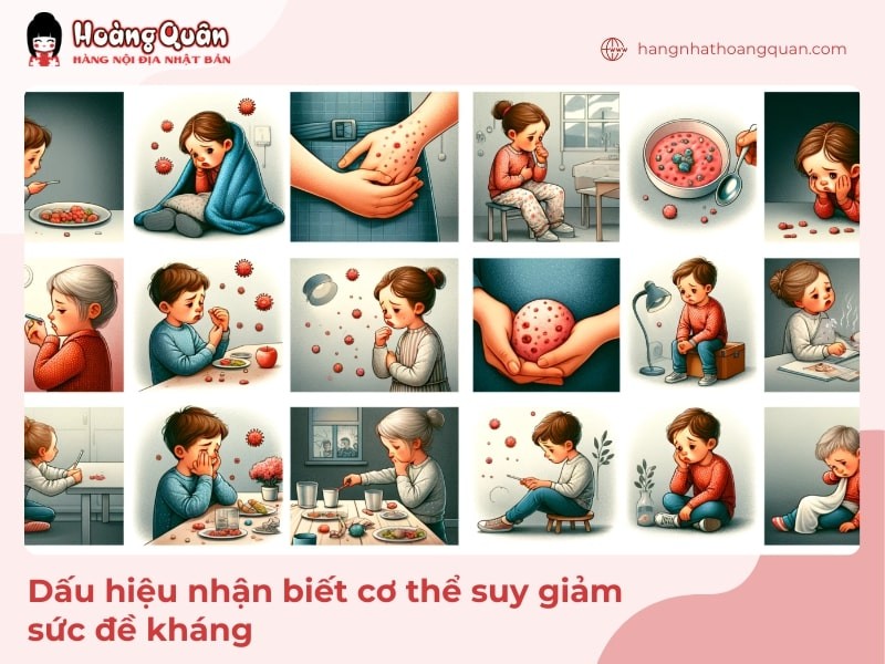 Các dấu hiệu nhận biết cơ thể đang bị giảm sức đề kháng