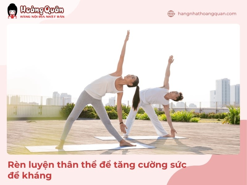 Tập luyện thể dục để tăng sức đề kháng