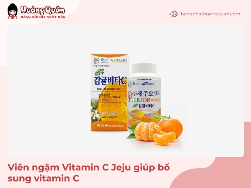 Viên ngậm bổ sung vitamin C tăng sức đề kháng