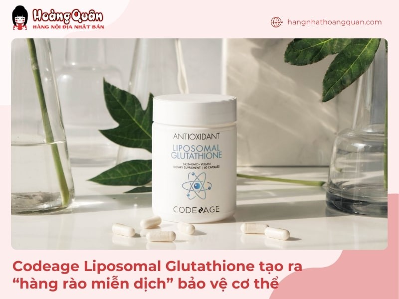 Codeage Liposomal Glutathione giúp tăng cường hệ miễn dịch