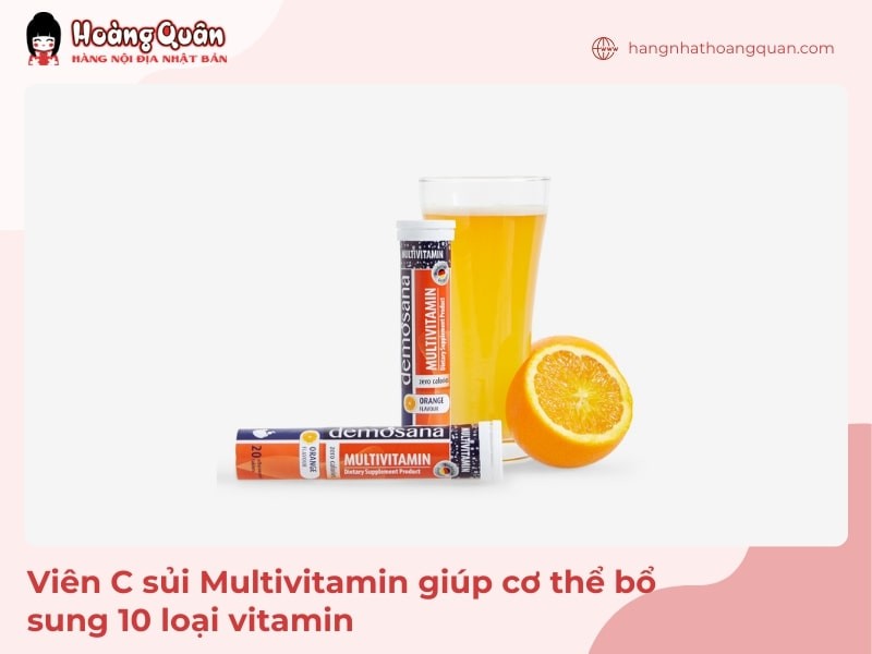 Viên C sủi Multivitamin bổ sung vitamin tăng sức đề kháng