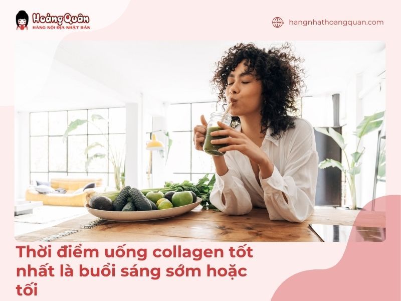 Thời gian uống collagen lý tưởng