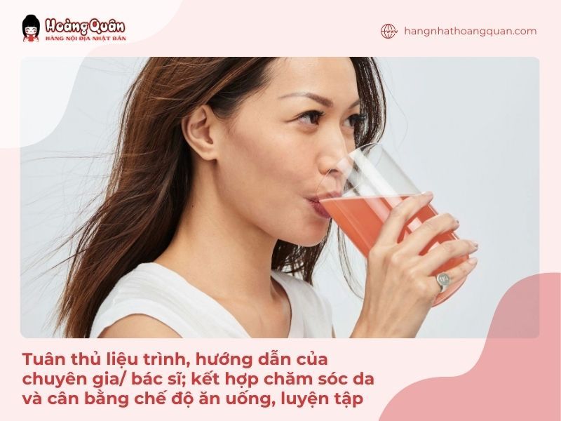 Các lưu ý về việc sử dụng collagen