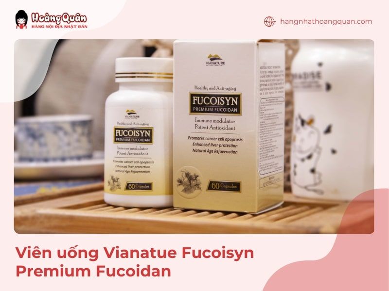 Viên uốn Vianatue Fucoisyn Premium Fucoidan chất lượng cao