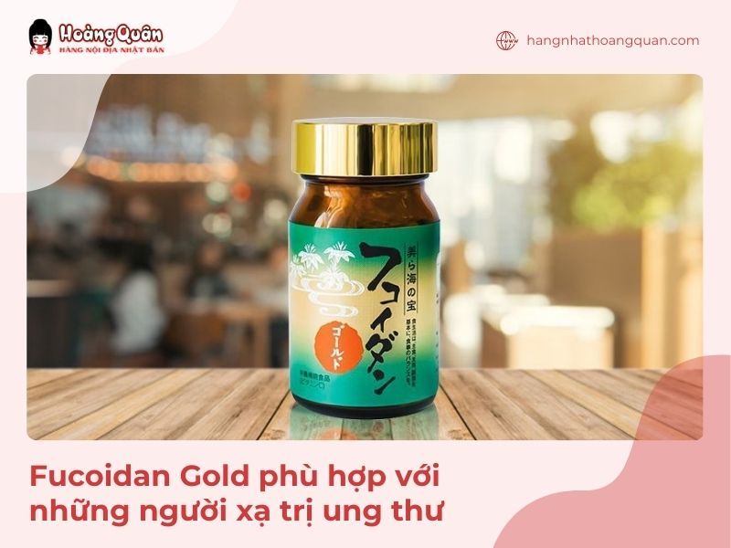 Viên uống Fucoidan Gold phù hợp người trong quá trình xạ trị