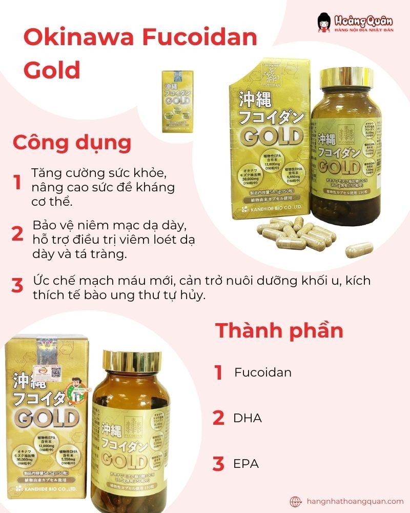 Viên uống Okinawa Fucoidan Gold