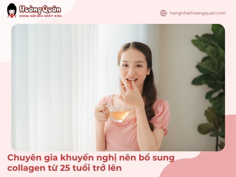 Phụ nữ nên bổ sung collagen từ 25 tuổi
