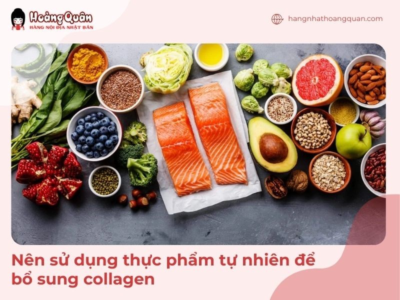 Sử dụng thực phẩm chức năng hay thực phẩm chứa nhiều collagen nhất