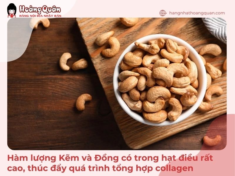 Kẽm và Đồng là hai trong những chất rất cần thiết cho quá trình tổng hợp collagen