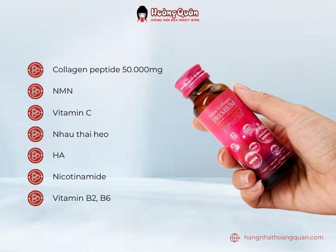 Thành phần Nano Collagen Premium 50.000mg