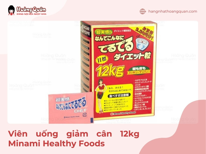 Viên uống giảm cân 12kg Minami Healthy Foods
