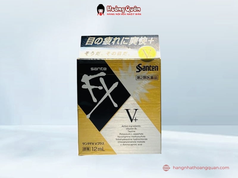 Thuốc nhỏ mắt FX V+ Santen vàng