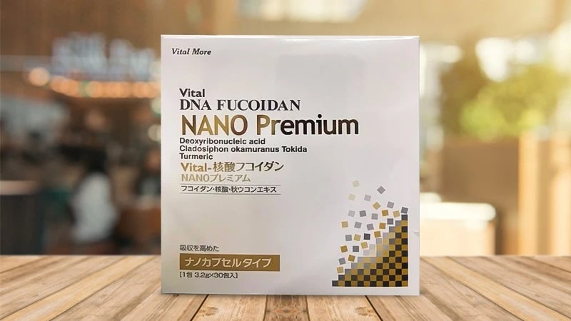 TPCN hỗ trợ điều trị ung thư Vital DNA Fucoidan Nano Premium 30 gói rất hữu hiệu để hỗ trợ điều trị ung thư