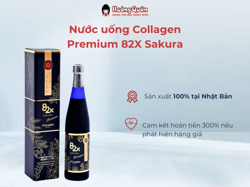 Nước uống Collagen Premium 82X Sakura