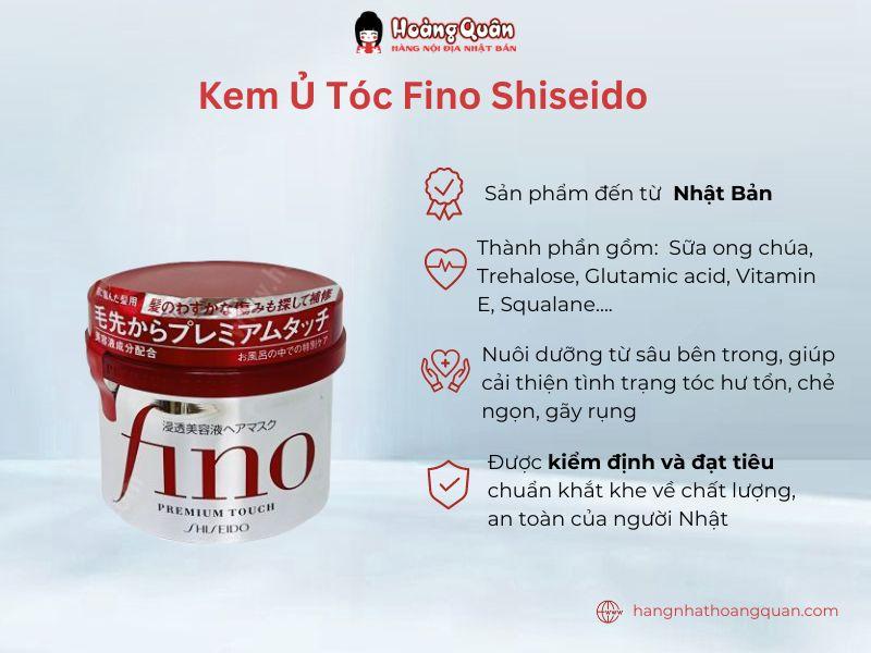 Kem ủ tóc Fino Shiseido là giải pháp hữu hiệu cho mái tóc hư tổn