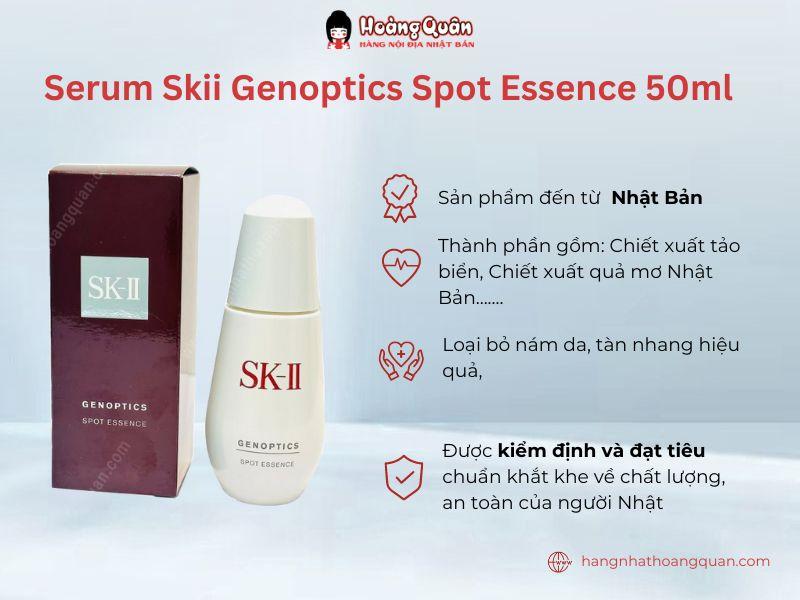 Serum SKII Genoptics Spot Essence 50ML được thiết kế để xử lý vấn đề về sắc tố da