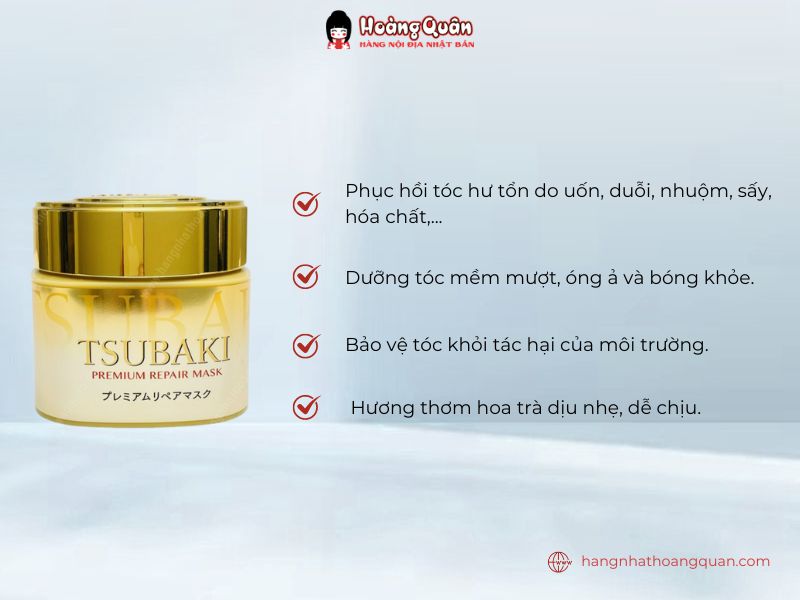 Kem Ủ Tóc Shiseido Tsubaki Premium Repair Mask - giải pháp chăm sóc tóc hiệu quả