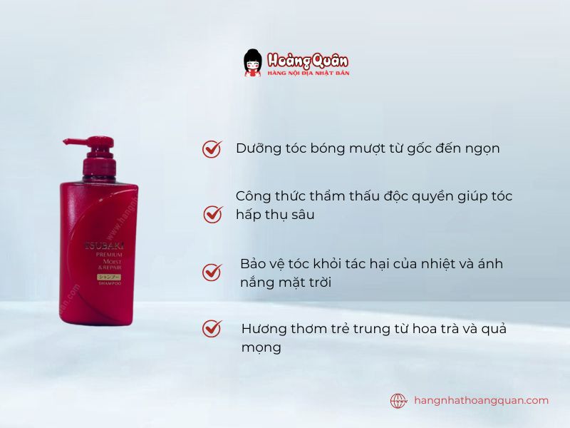 Dầu Gội Tsubaki Premium Cấp Ẩm