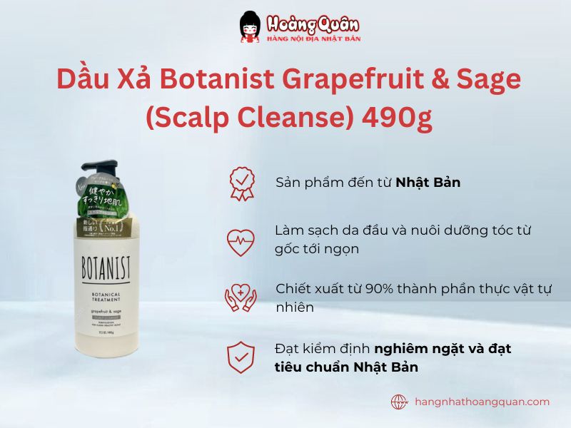 Dầu xả Botanist Grapefruit & Sage