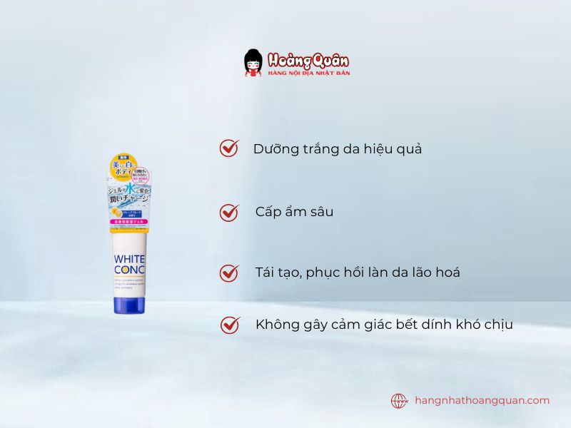 Gel Dưỡng Da Refines White ConC