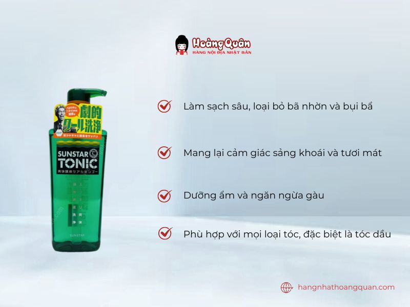 Dầu Gội Nam Tonic Sunstar