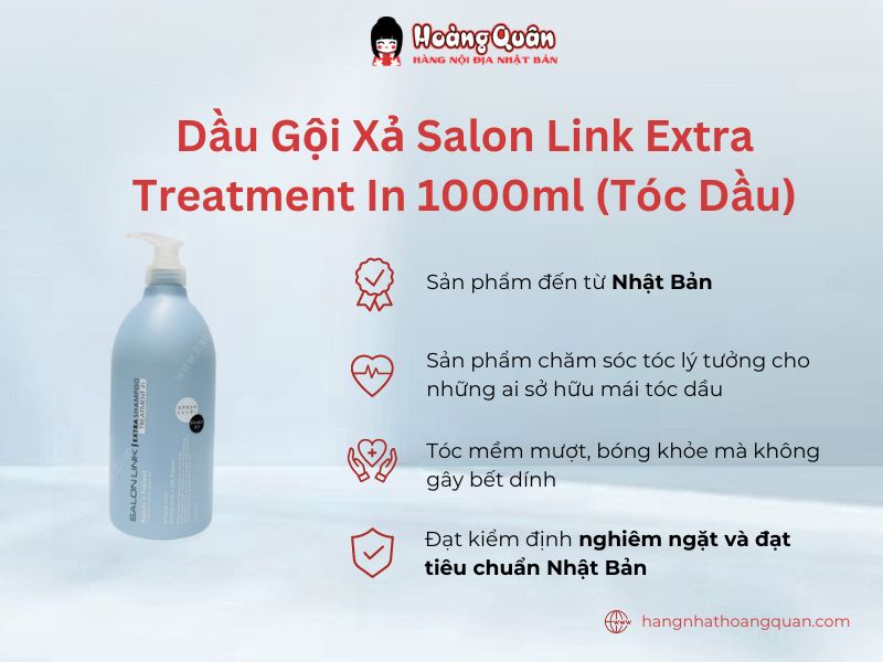 Dầu Gội Xả Salon Link Extra Treatment In 1000ml 