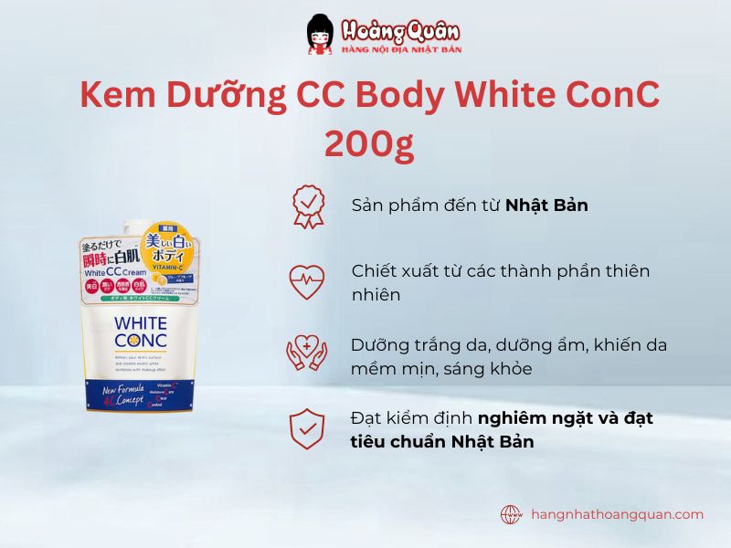 Kem dưỡng CC Body White ConC