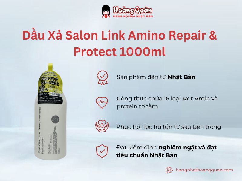Dầu Xả Salon Link Amino Repair & Protect