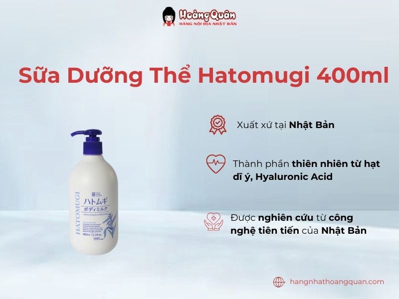 ﻿﻿Sữa dưỡng thể Hatomugi Ban đêm