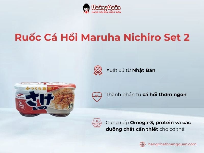 Ruốc Cá Hồi Maruha Nichiro Set 2