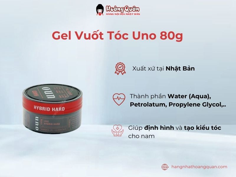 Gel vuốt tóc Uno