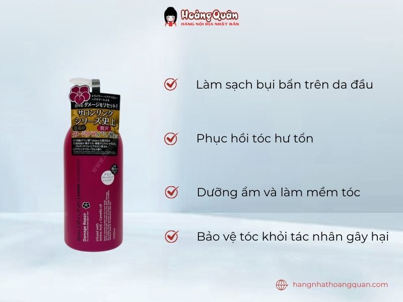 Công dụng dầu gội Salon Link Amino Damage Repair 
