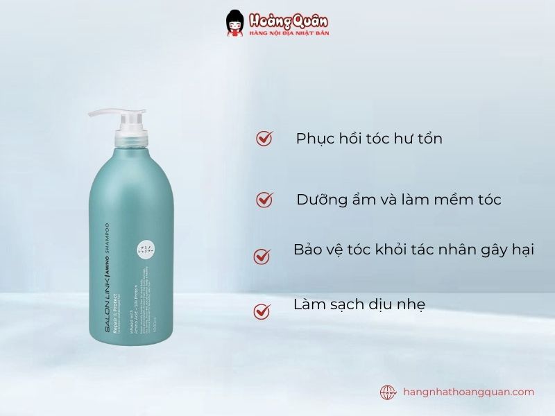 Công dụng dầu gội Salon Link Amino Repair & Protect