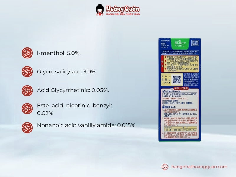 Dầu lăn xoa bóp Salonpas Hisamitsu 85ml Dầu lăn xoa bóp Salonpas Hisamitsu 85ml