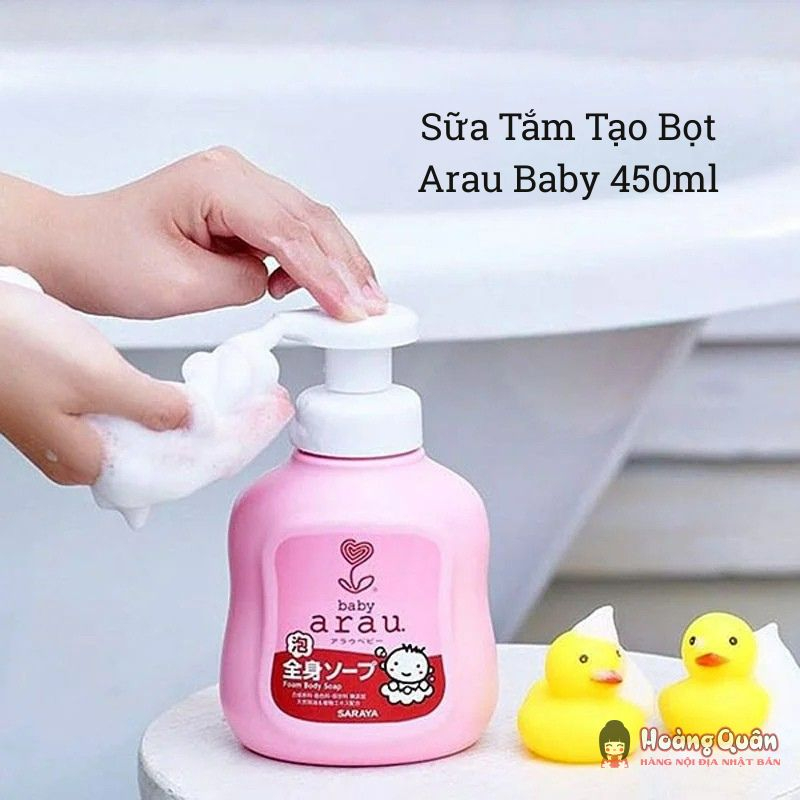 Sữa Tắm Tạo Bọt Arau Baby 450ml Sữa Tắm Tạo Bọt Arau Baby 450ml