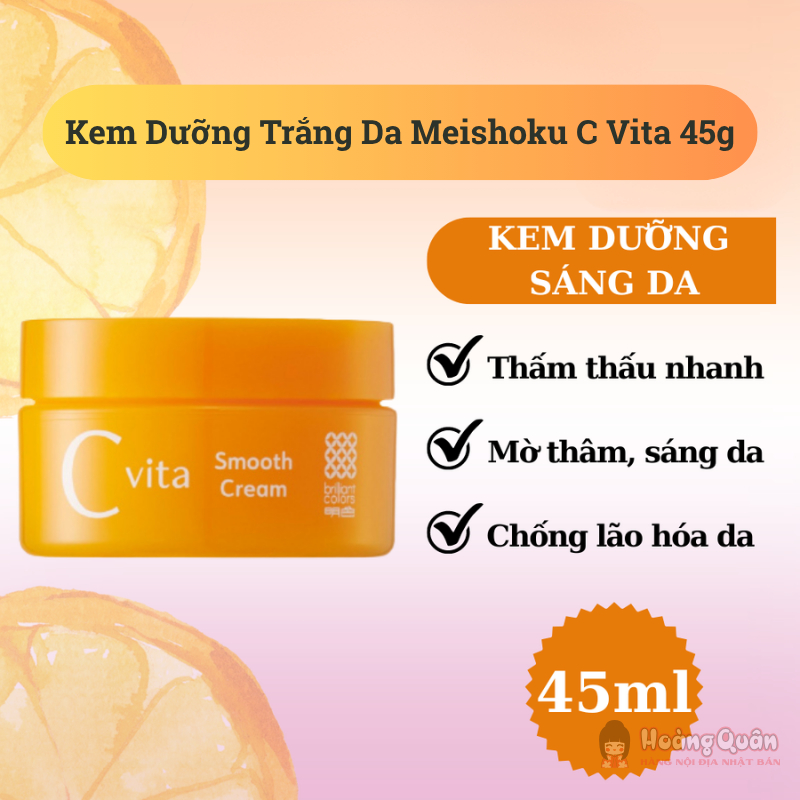 Kem dưỡng trắng da Meishoku C Vita 45g uy tín