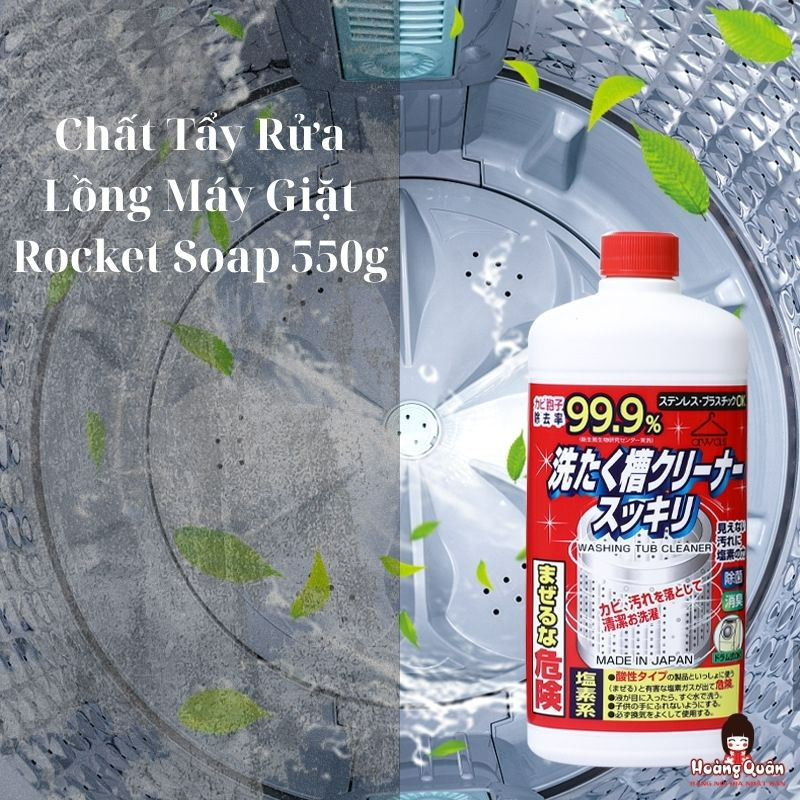 Chất Tẩy Rửa Lồng Máy Giặt Rocket Soap 550g