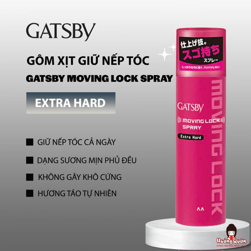Xịt tạo kiểu tóc giữ nếp bền lâu Gatsby 170g