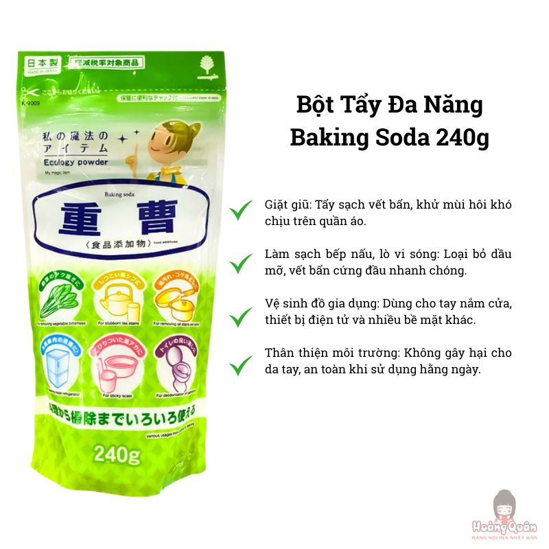 Bột Tẩy Đa Năng Baking Soda 240g giá tốt