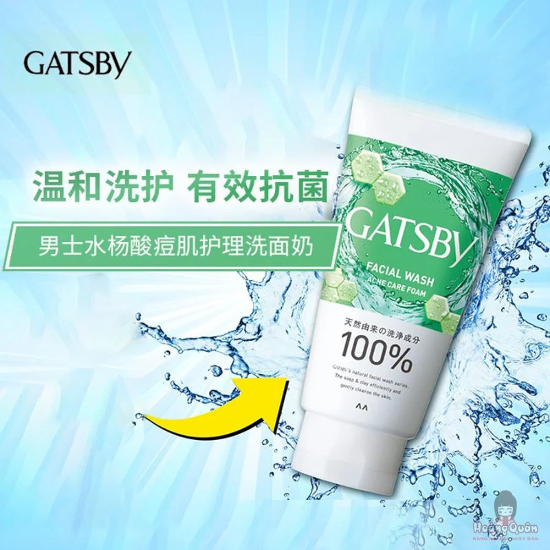 Sữa rửa mặt nam Gatsby Acne Care Foam giá tốt