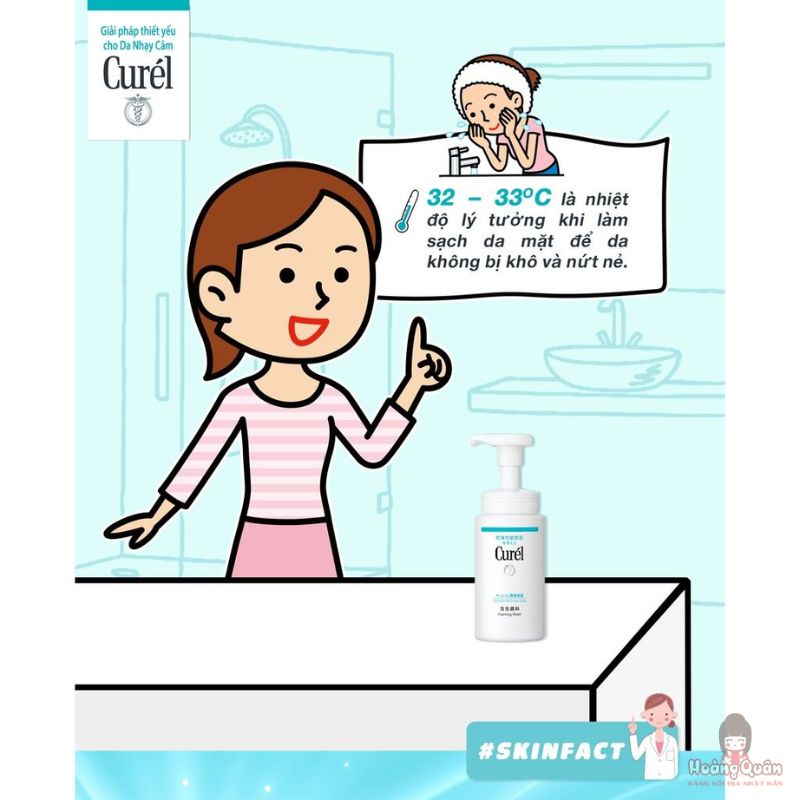 Sữa rửa mặt Curél dạng bọt cấp ẩm chuyên sâu giá tốt Sữa rửa mặt Curél dạng bọt cấp ẩm chuyên sâu giá tốt