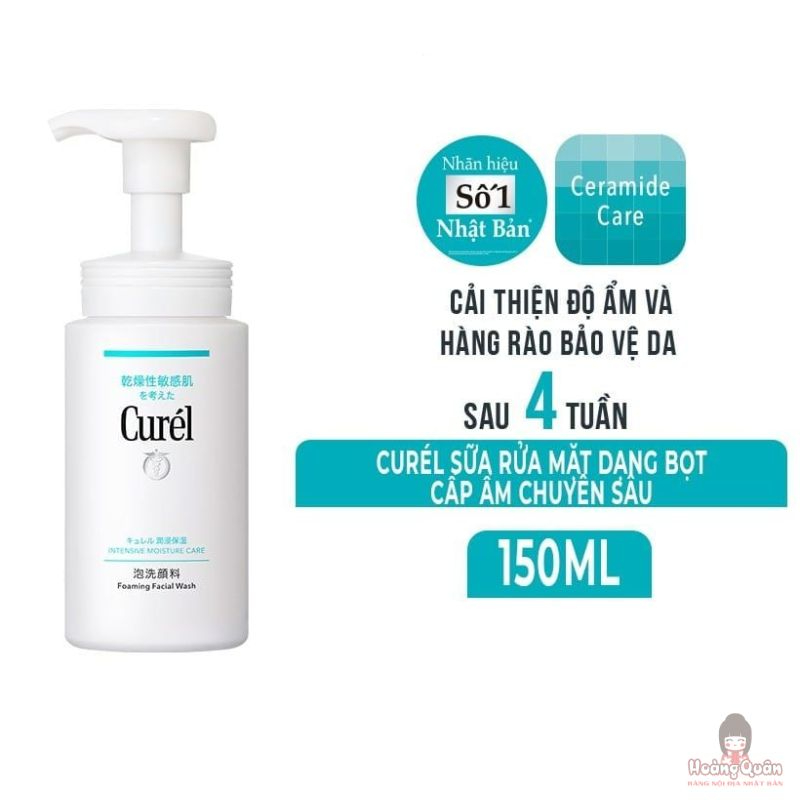 Sữa rửa mặt Curél dạng bọt cấp ẩm chuyên sâu giá rẻ nhất Sữa rửa mặt Curél dạng bọt cấp ẩm chuyên sâu giá rẻ nhất