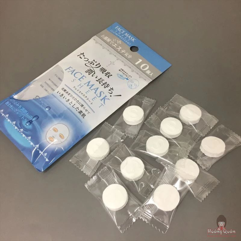 mặt nạ giấy dạng nén (set 10) chính hãng