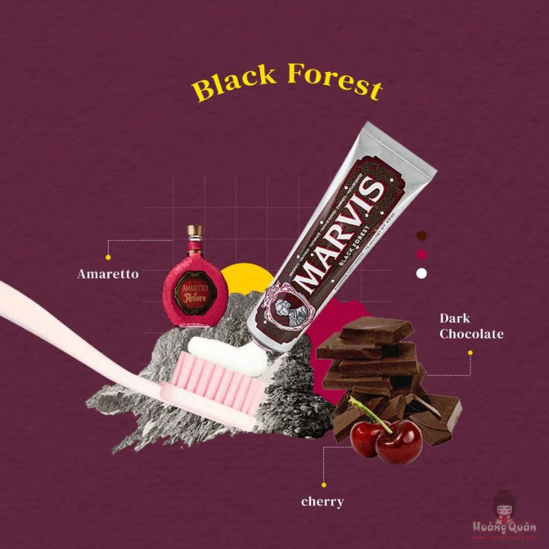 Kem đánh răng Marvis Black Forest giá rẻ