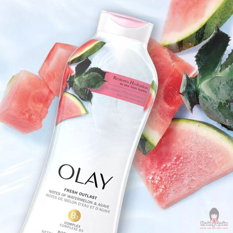 Sữa tắm Olay Fresh Outlast Watermelon & Agave Body Wash Sữa tắm Olay Fresh Outlast Watermelon & Agave Body Wash