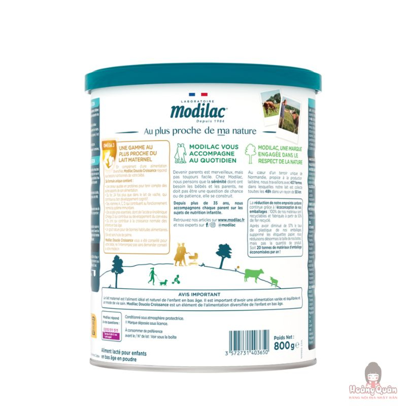 Sữa bột Modilac Doucéa Pháp số 3 12–36 tháng giá tốt