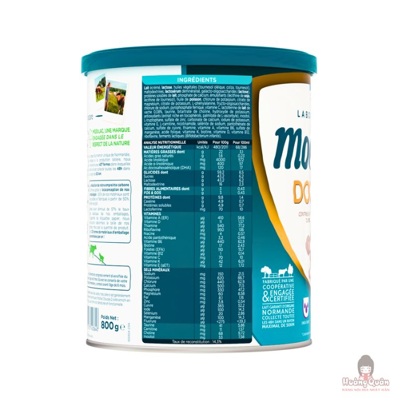 Sữa bột Modilac Doucéa Pháp số 2 6–12 tháng giá tốt