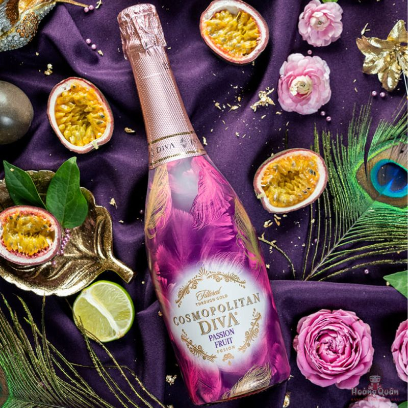 Rượu vang hoa quả Cosmopolitan Diva Passion Fruit Fusion giá tốt