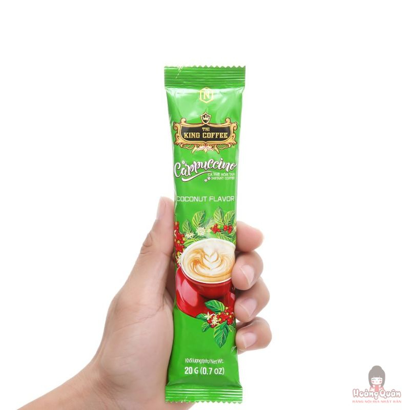 King Coffee Cappuccino vị dừa 240g giá rẻ